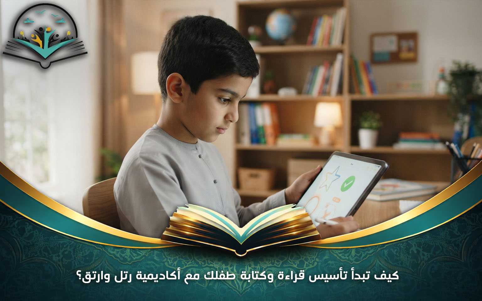 كيف تبدأ تأسيس قراءة وكتابة طفلك مع أكاديمية رتل وارتق؟